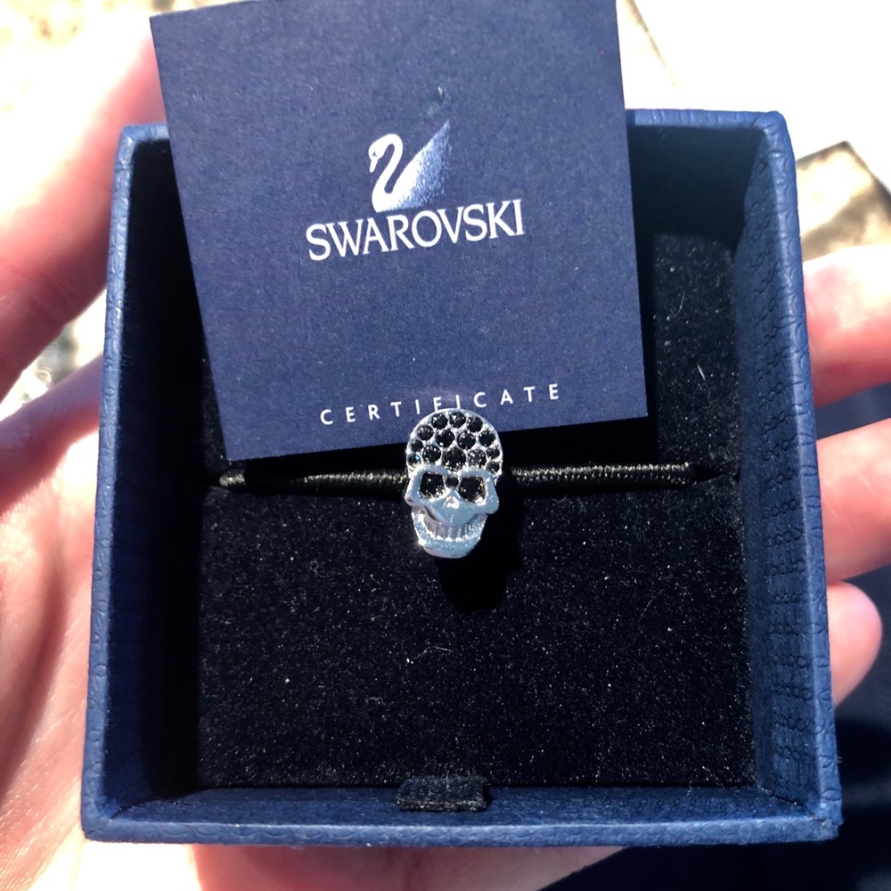 Swarovski skull charm NEW